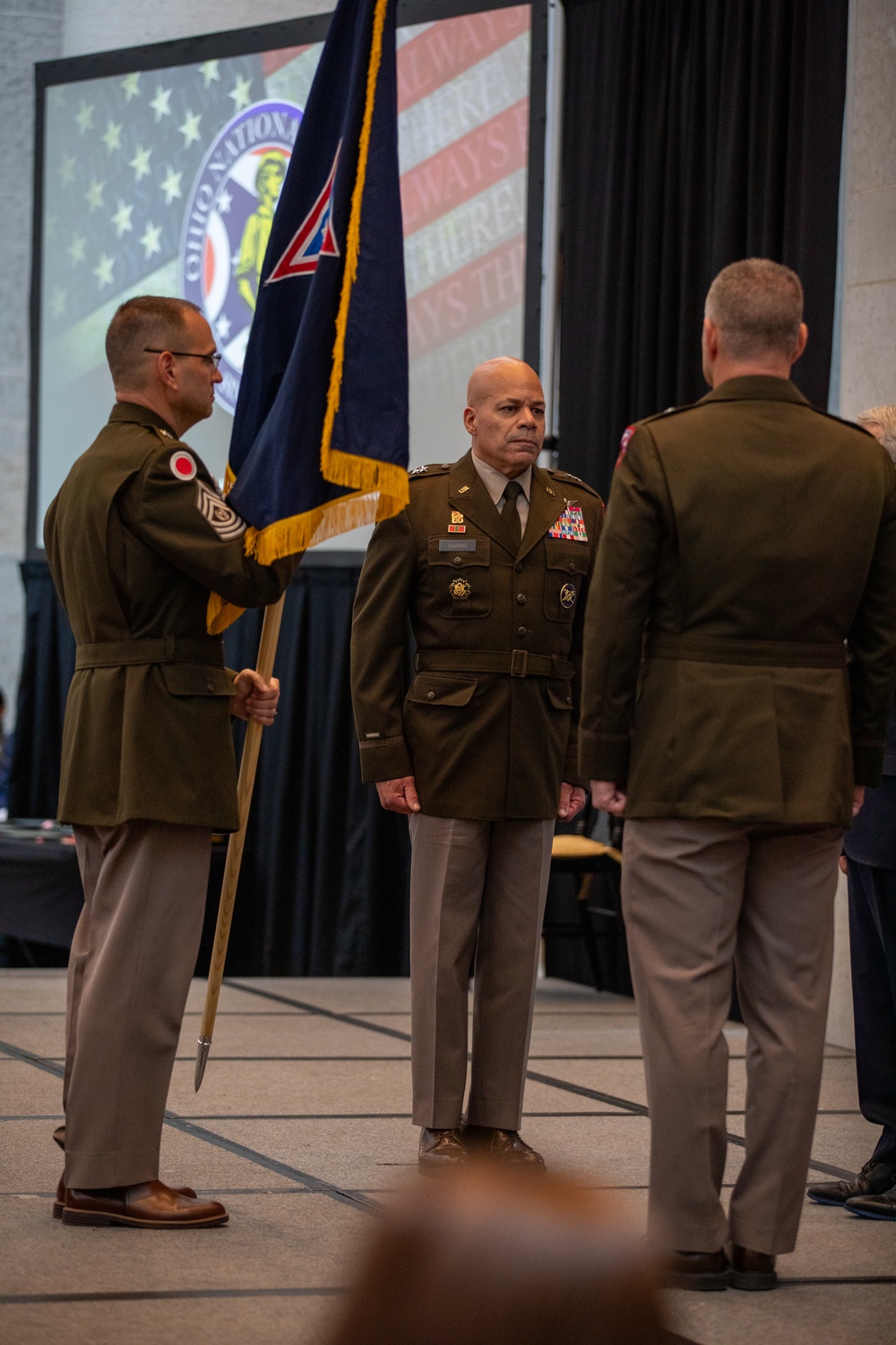 Governor swears in Woodruff as 84th Ohio adjutant general, appoints Harris Department of Veterans Services director