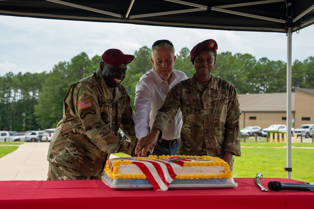 USASOC Army 250th Birthday cake cutting ceremony