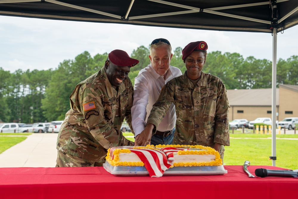 USASOC Army 250th Birthday cake cutting ceremony