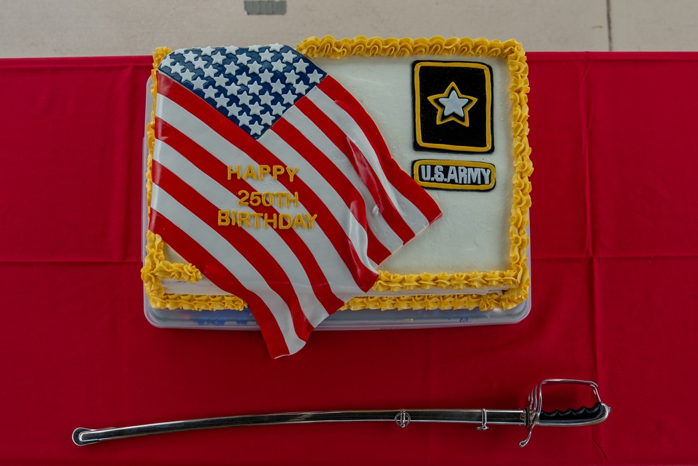 USASOC Army 250th Birthday cake cutting ceremony