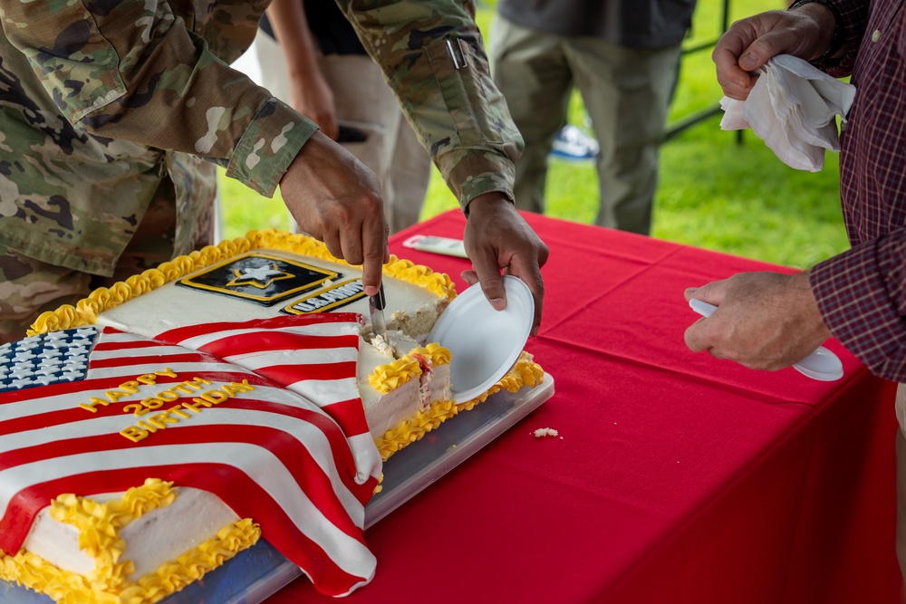 USASOC Army 250th Birthday cake cutting ceremony
