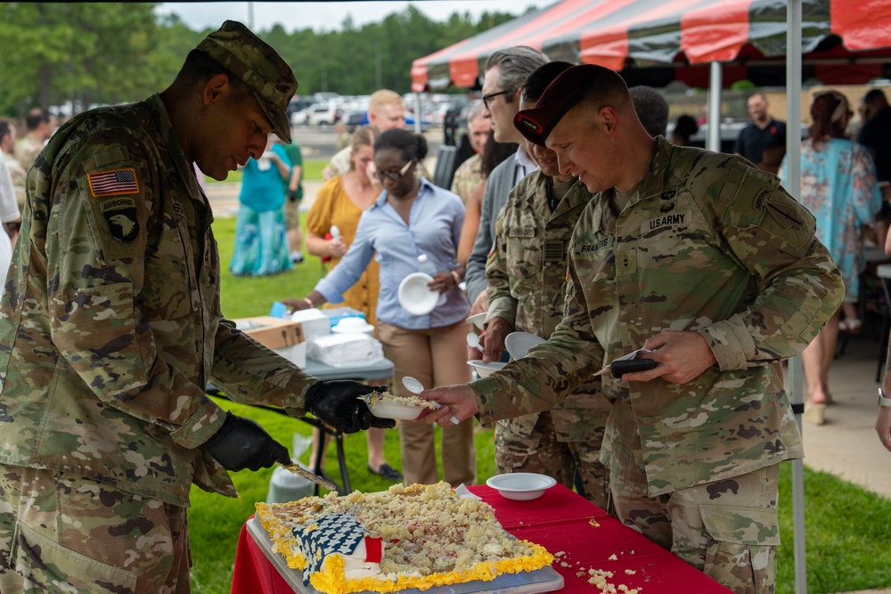 USASOC Army 250th Birthday cake cutting ceremony