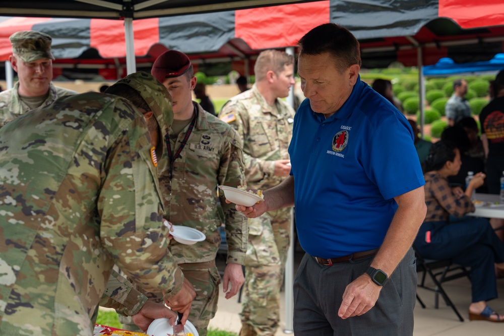 USASOC Army 250th Birthday cake cutting ceremony