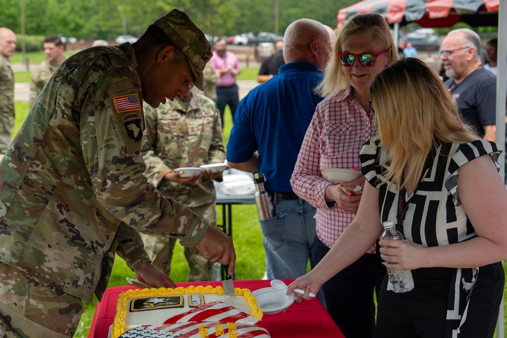 USASOC Army 250th Birthday cake cutting ceremony