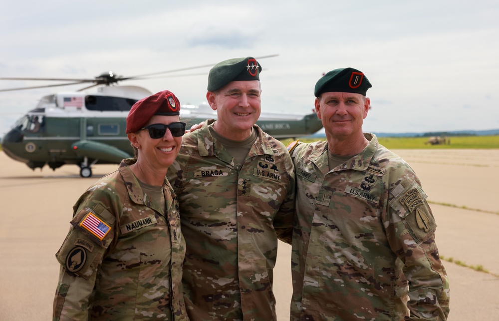 Army SOF Readiness Review with National Leaders