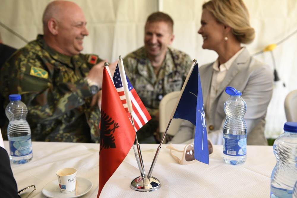 Chargé d’Affaires VanHorn Highlights U.S.-Albanian Partnership at Immediate Response 25