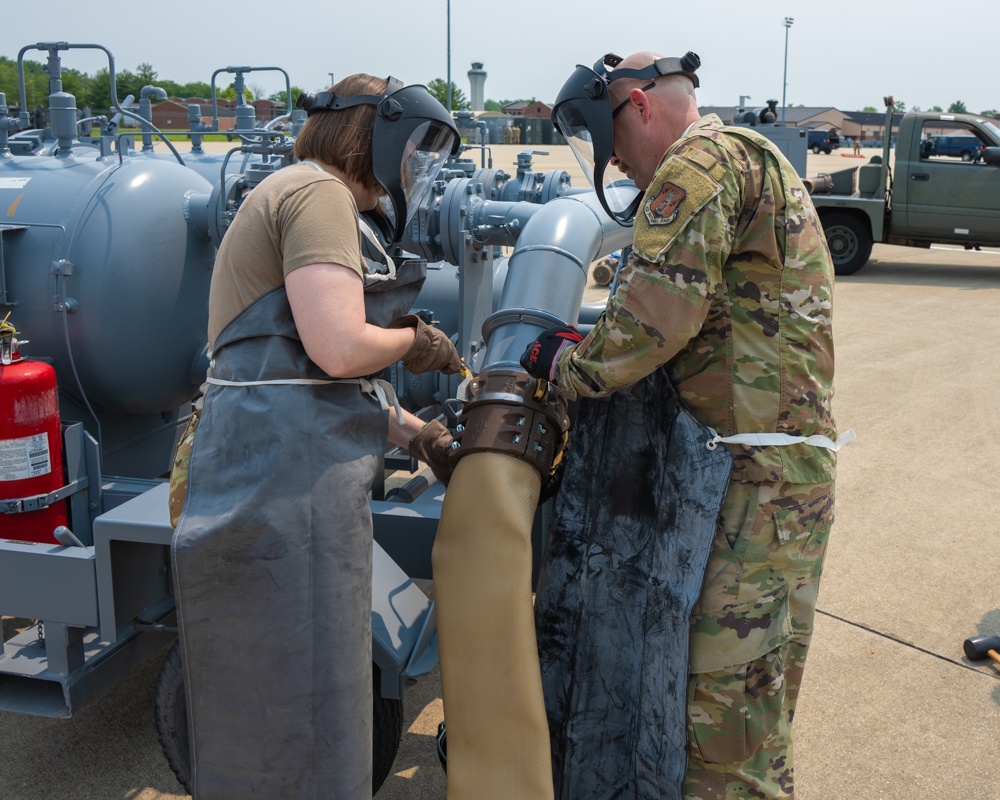 126 ARW Leads Joint Ground Refueling Exercise