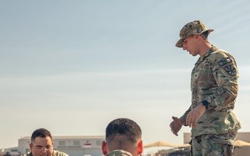 HHC 158th CSSB and B Co. 2-285th Aviation Regiment Conduct Sling Load Training
