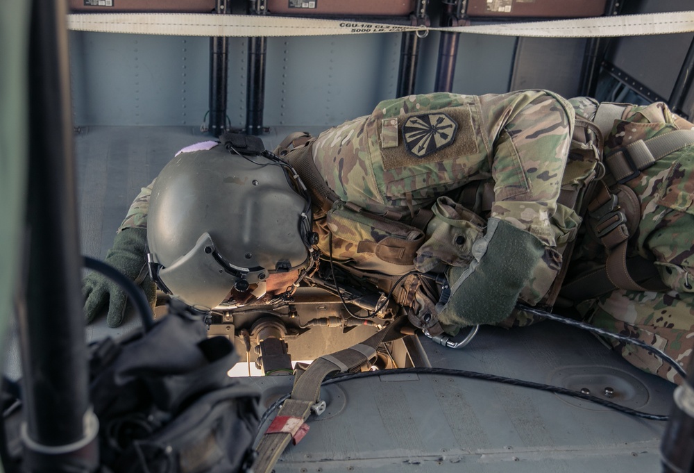 HHC 158th CSSB and B Co. 2-285th Aviation Regiment Conduct Sling Load Training