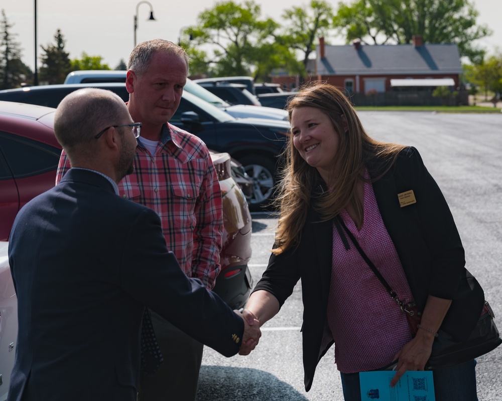 U.S. Senator John Barrasso (R-Wyo.) representatives visit F.E. Warren Air Force Base