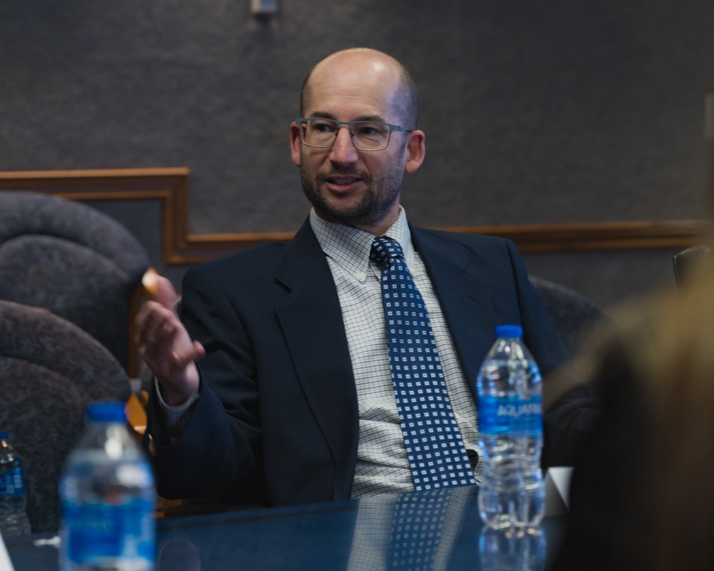 U.S. Senator John Barrasso (R-Wyo.) representatives visit F.E. Warren Air Force Base