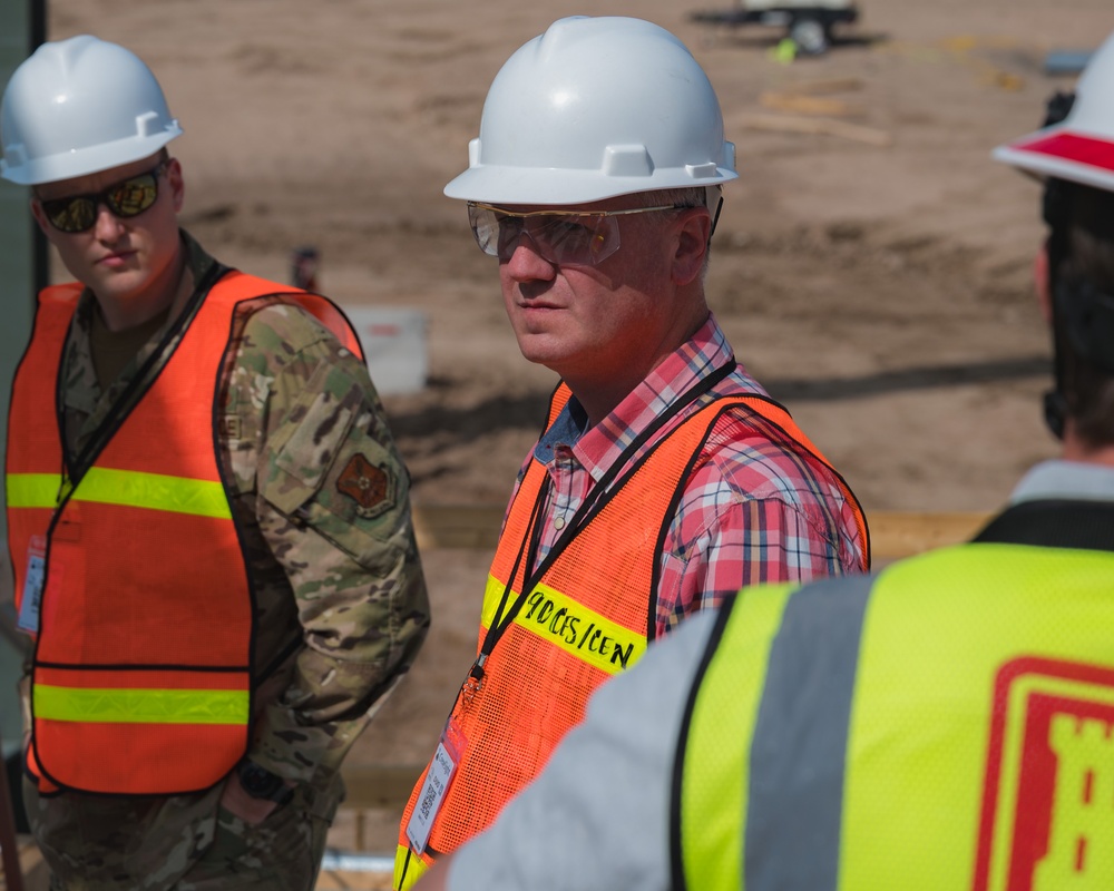 U.S. Senator John Barrasso (R-Wyo.) representatives visit F.E. Warren Air Force Base