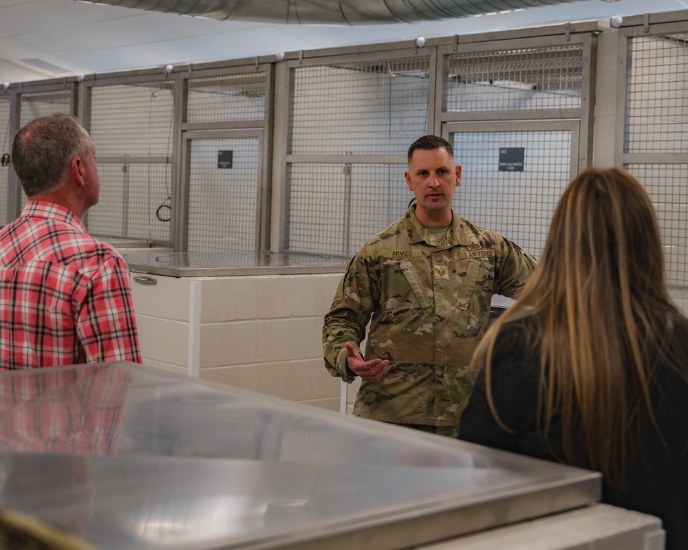 U.S. Senator John Barrasso (R-Wyo.) representatives visit F.E. Warren Air Force Base