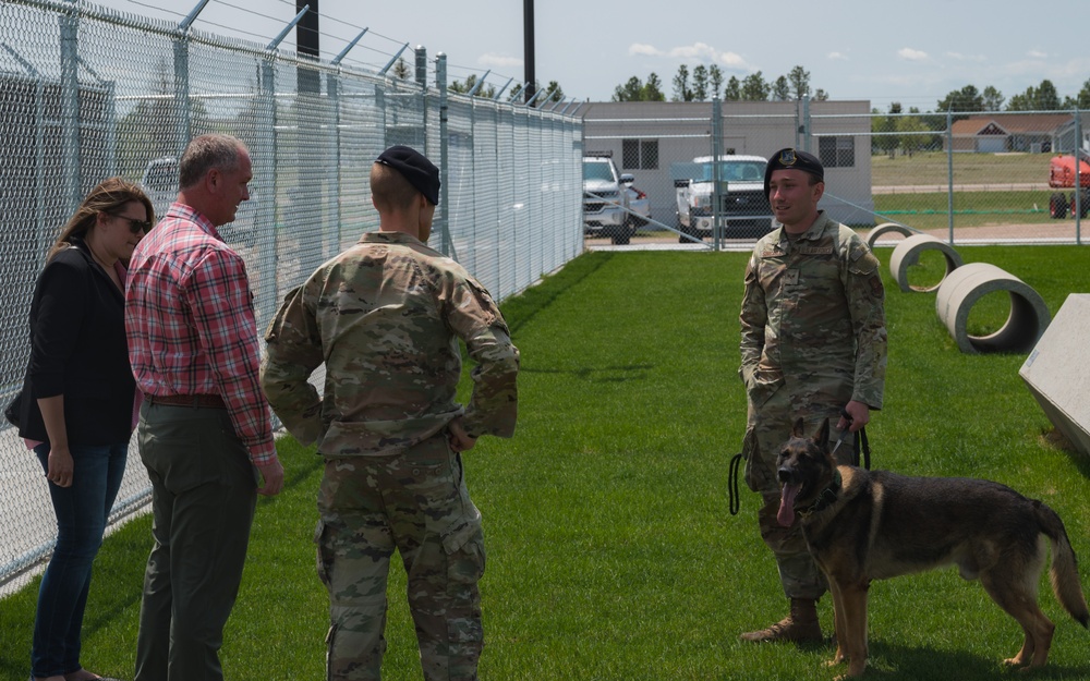 U.S. Senator John Barrasso (R-Wyo.) representatives visit F.E. Warren Air Force Base