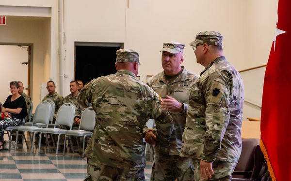 1st Battalion, 112th Infantry Regiment Conducts Change of Command