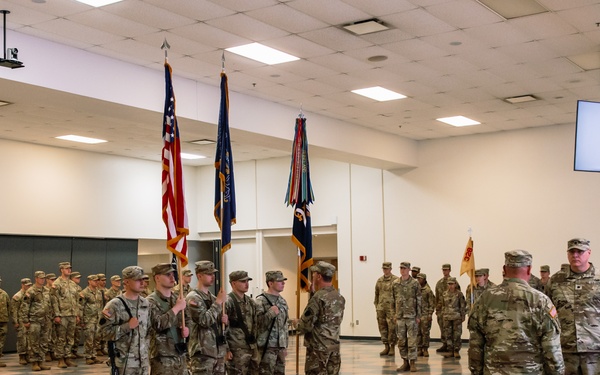 1st Battalion, 112th Infantry Regiment Conducts Change of Command