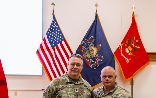 1st Battalion, 112th Infantry Regiment Conducts Change of Command