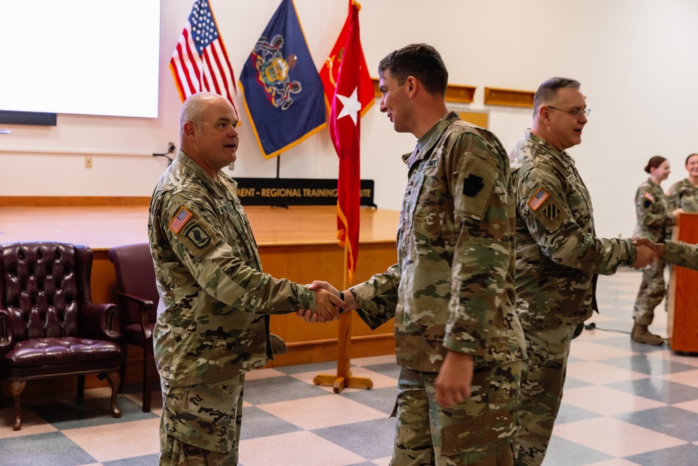 1st Battalion, 112th Infantry Regiment Conducts Change of Command