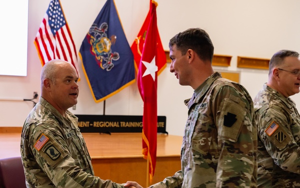 1st Battalion, 112th Infantry Regiment Conducts Change of Command