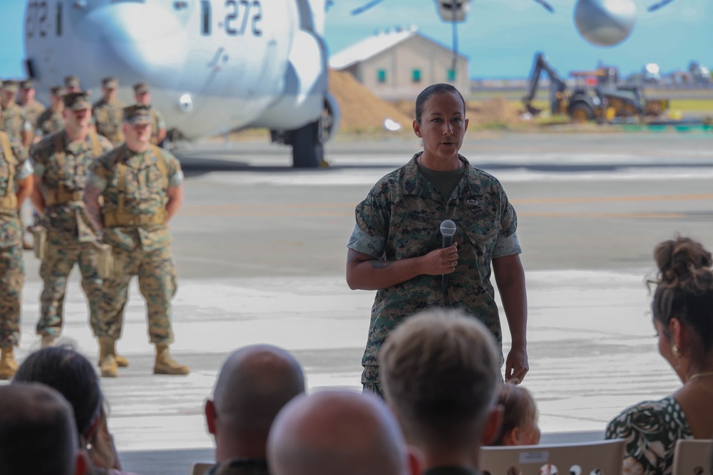 VMGR-153 Relief and Appointment Ceremony