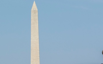 Static Display in National Mall in Preparation for the Army 250th Birthday Parade