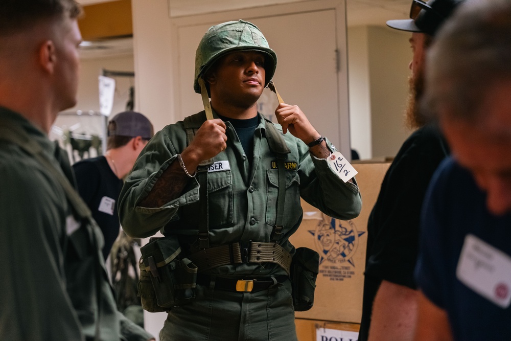 Army's 250th Birthday Parade Historical Uniform Fitting