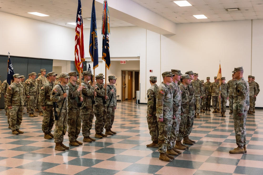 1st Battalion, 112th Infantry Regiment Conducts Change of Command