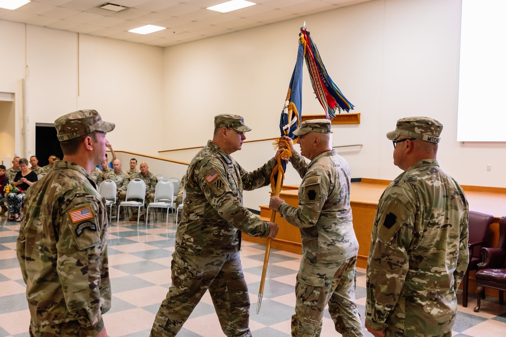 1st Battalion, 112th Infantry Regiment Conducts Change of Command
