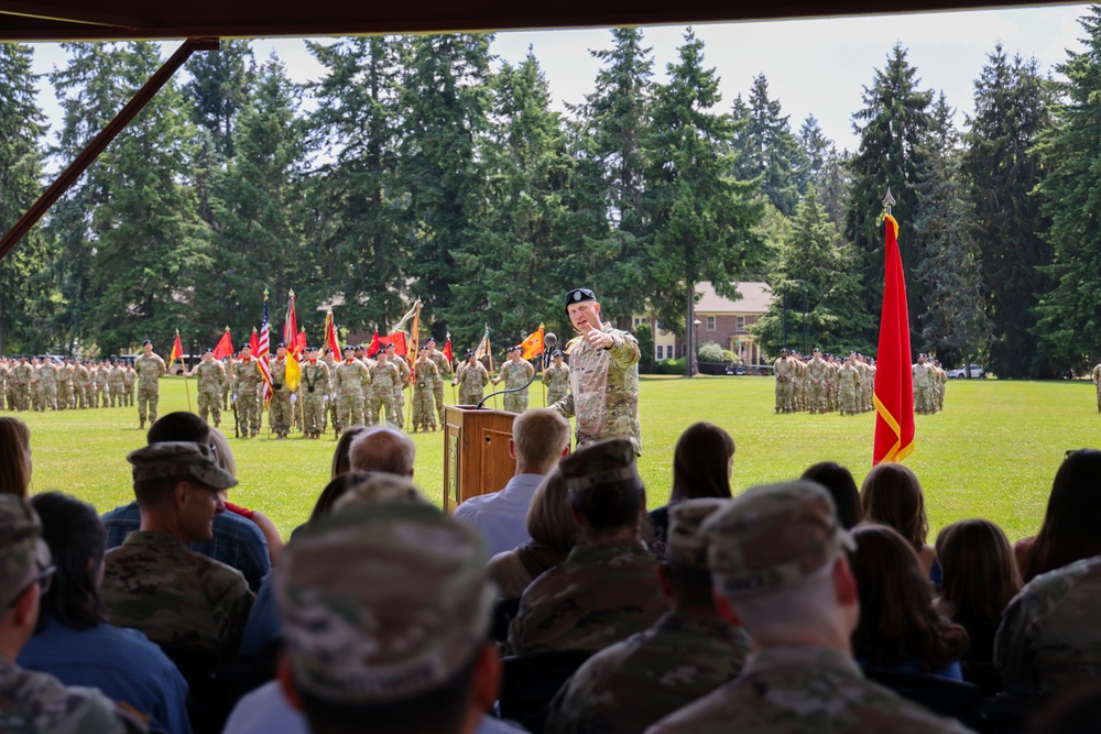 The 17th Field Artillery Brigade Change of Command