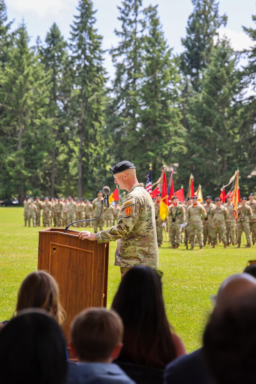 The 17th Field Artillery Brigade Change of Command