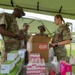 Veterinarians attached to the USNS Comfort provide veterinary services for Grenada