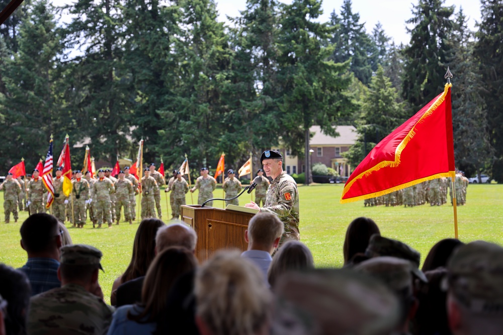 The 17th Field Artillery Brigade Change of Command