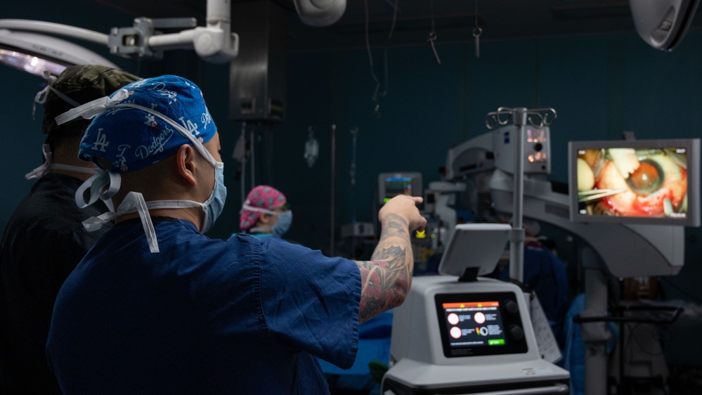 USNS Comfort Performs A Cataract Surgery