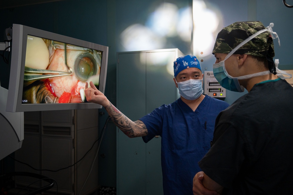 USNS Comfort Performs A Cataract Surgery
