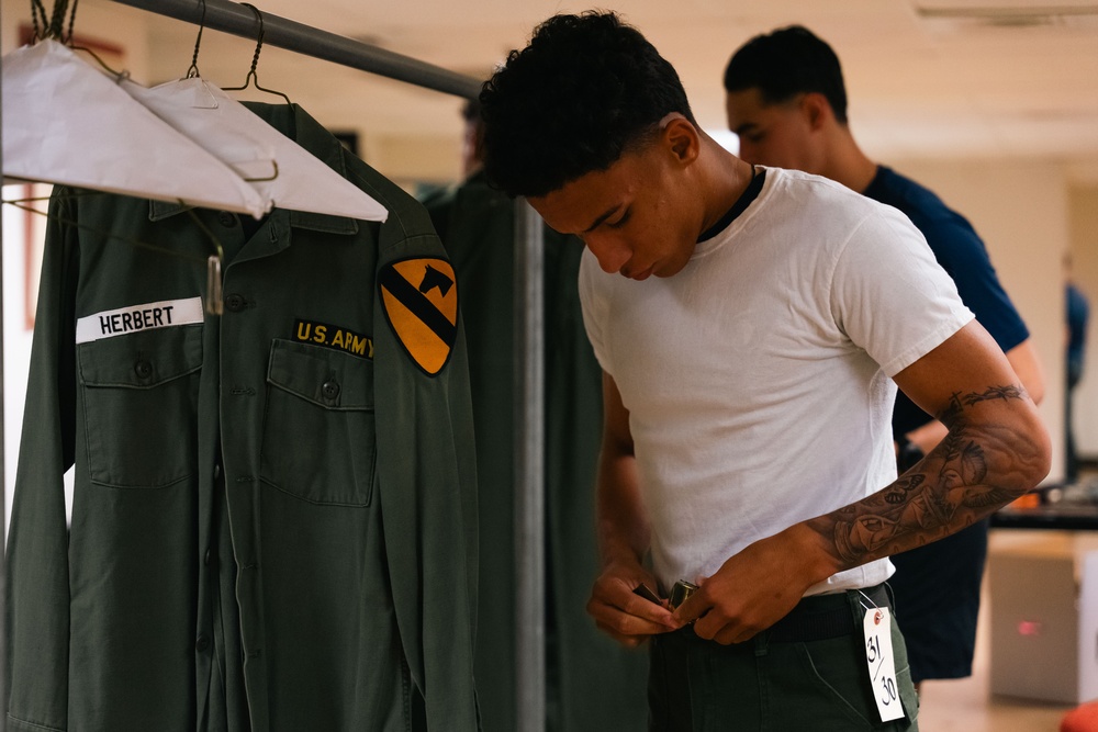 Army's 250th Birthday Parade Historical Uniform Fitting