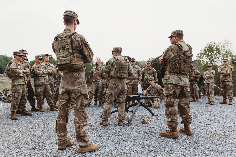 C Co, 1st Battalion, 112th Infantry Regiment Conducts Crew Served Weapons Training