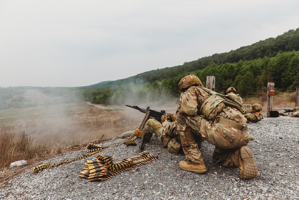 C Co, 1st Battalion, 112th Infantry Regiment Conducts Crew Served Weapons Training