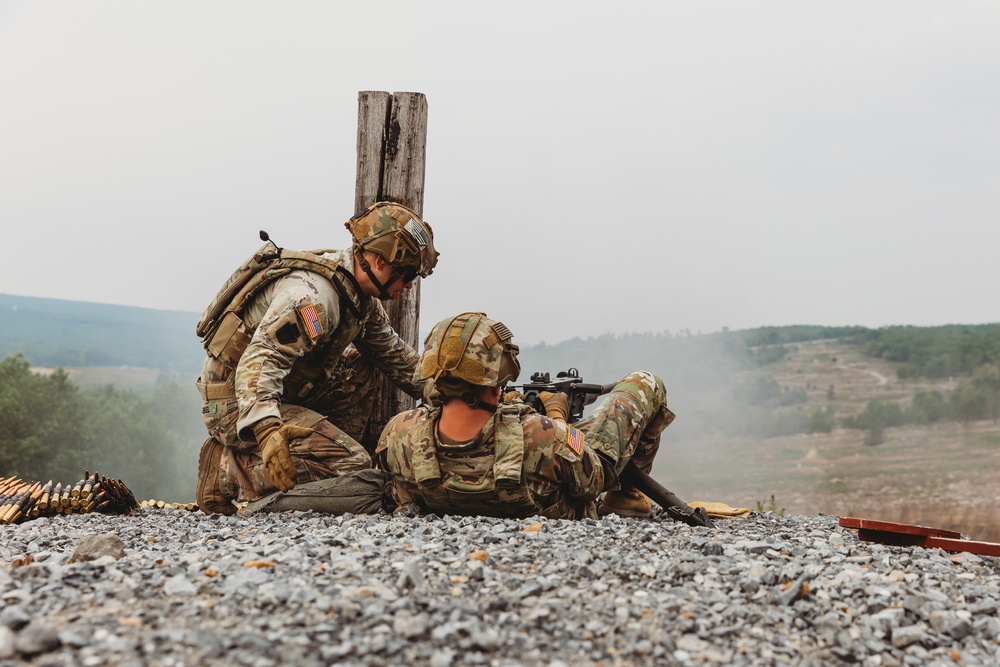 C Co, 1st Battalion, 112th Infantry Regiment Conducts Crew Served Weapons Training