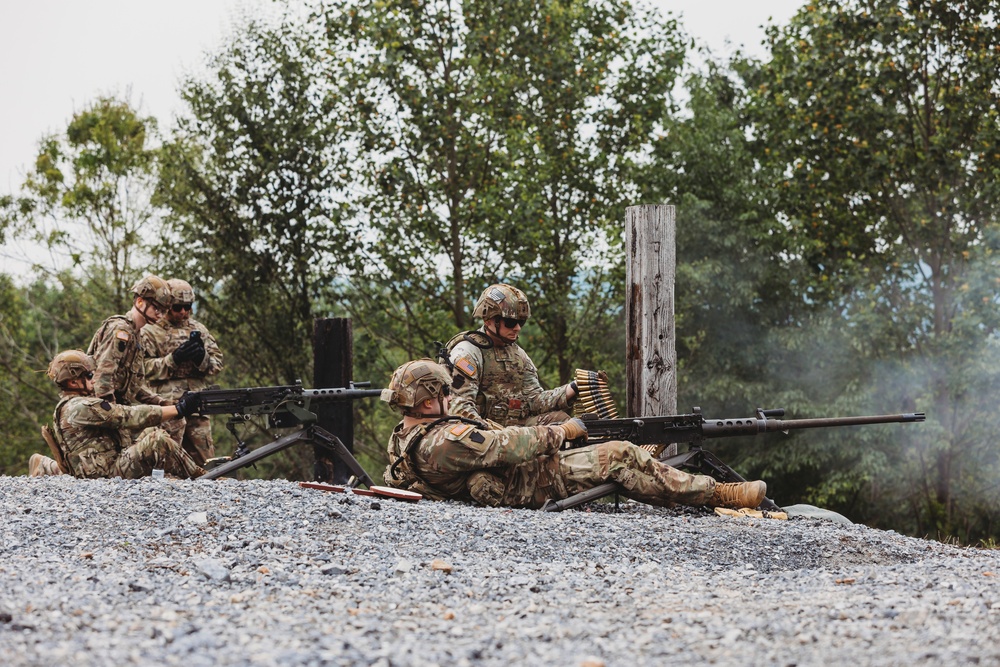 C Co, 1st Battalion, 112th Infantry Regiment Conducts Crew Served Weapons Training