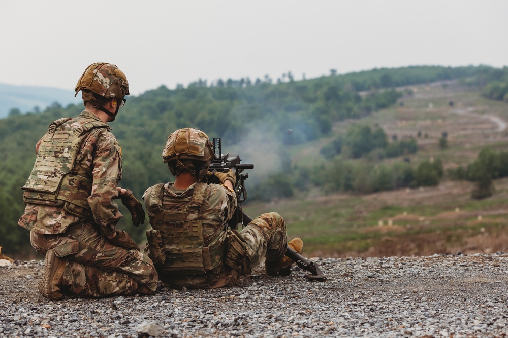 C Co, 1st Battalion, 112th Infantry Regiment Conducts Crew Served Weapons Training