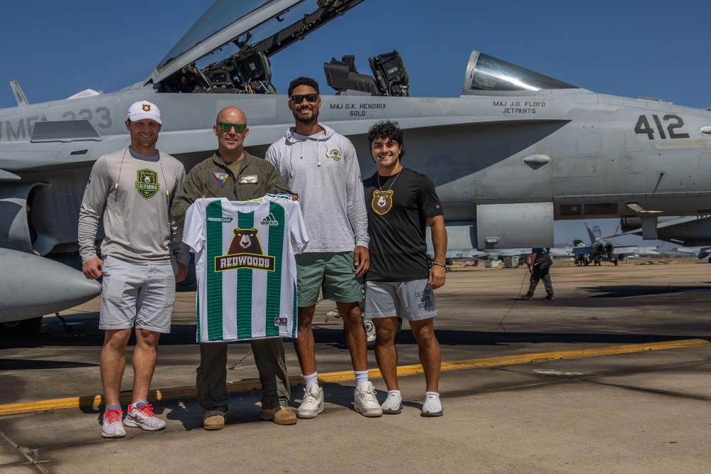 Premier Lacrosse League visits MCAS Miramar and 3rd MAW
