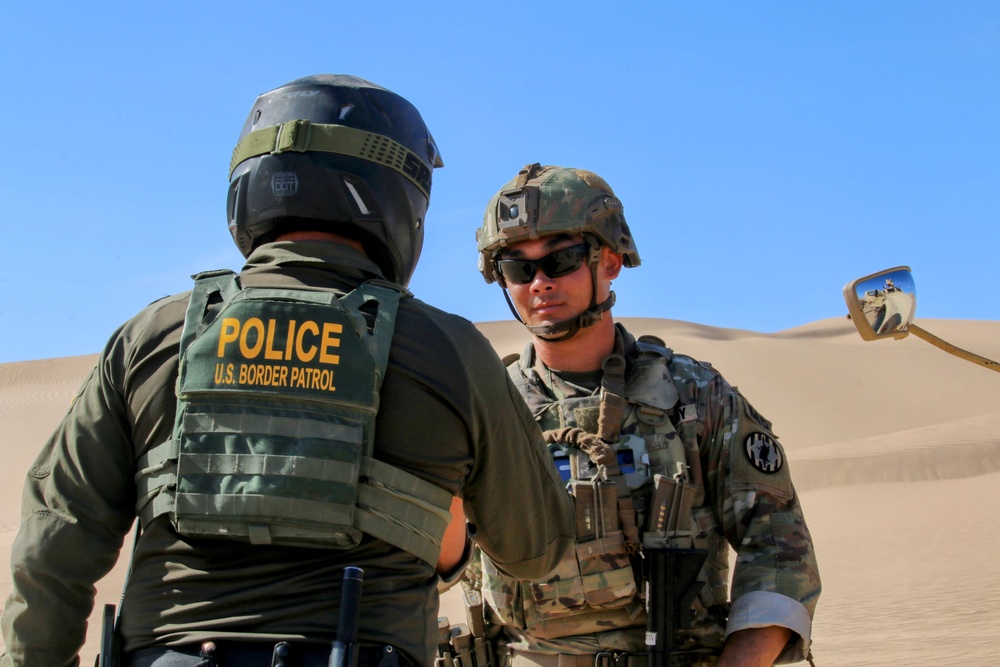 759th Military Police Battalion assists U.S. Border Patrol in Arizona