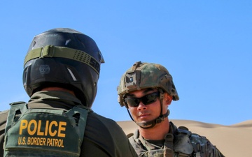759th Military Police Battalion assists U.S. Border Patrol in Arizona
