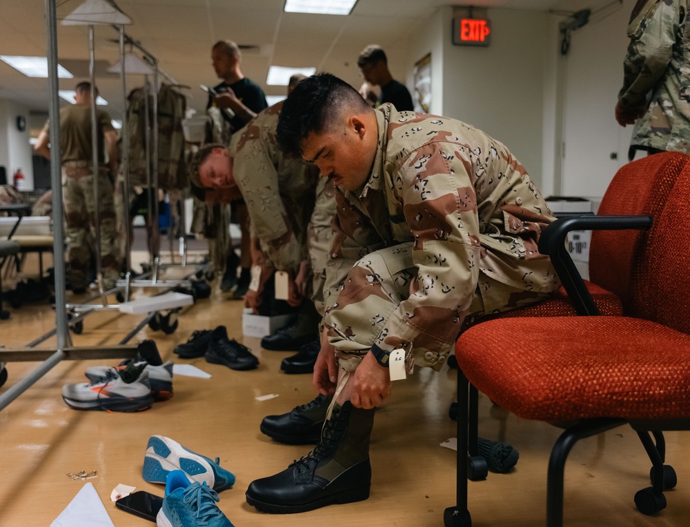 Army's 250th Birthday Parade Historical Uniform Fitting