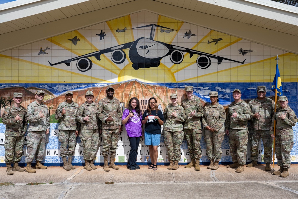 First sergeants donate to Mokulele Elementary School