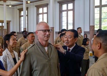 Master Gunnery Sgt. Scott McAdam Promotion