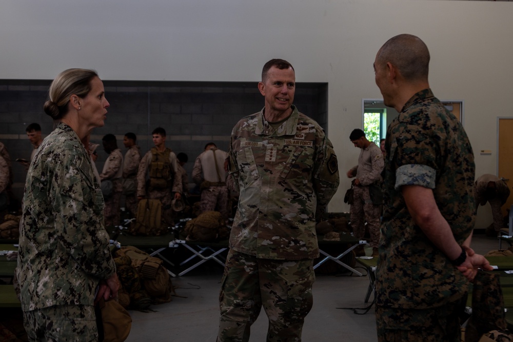 U.S. Air Force leaders visit Marines supporting Task Force 51