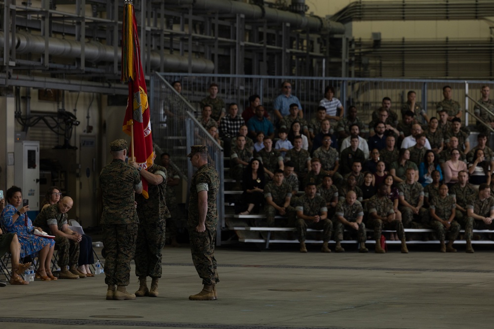 Marine Aircraft Group 12 host change of command ceremony