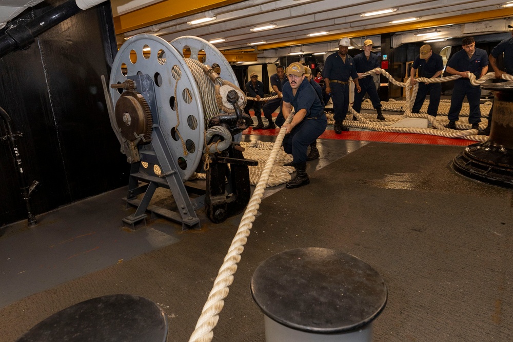 Daily Operations Aboard USS George H.W. Bush (CVN 77)