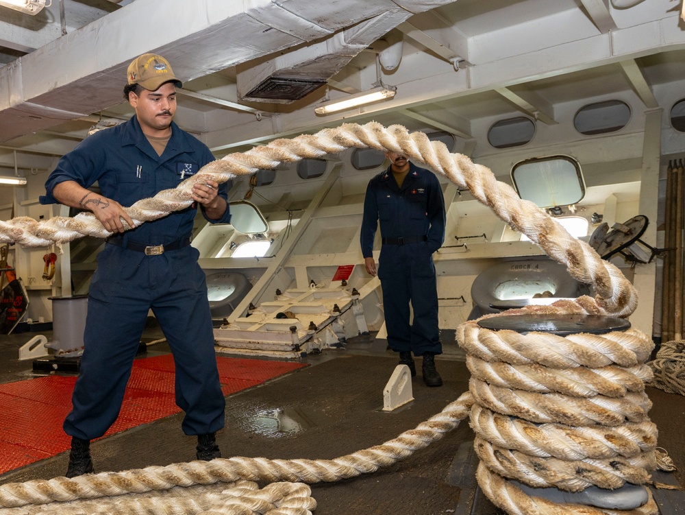 Daily Operations Aboard USS George H.W. Bush (CVN 77)